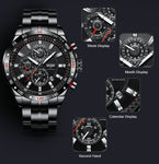 Tachymeter Water Proof Watch For Men
