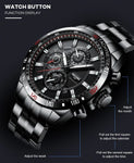 Tachymeter Water Proof Watch For Men
